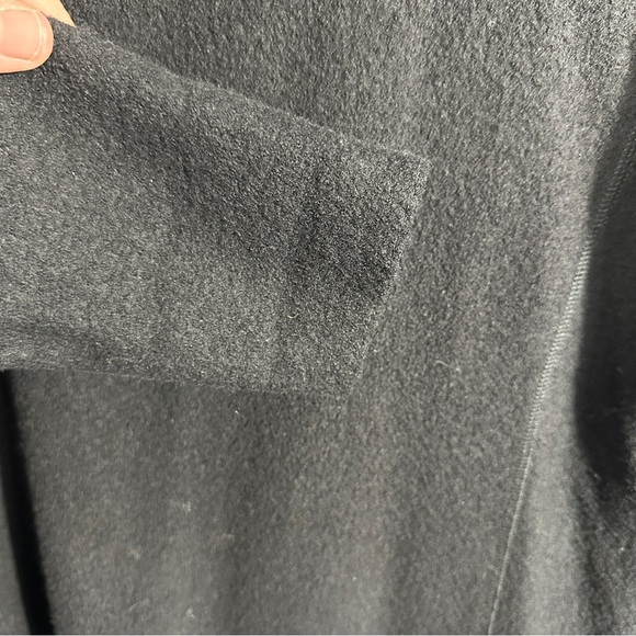 Eileen Fisher wool and leather jacket, asymmetrical, size small, fall - Picture 8 of 11